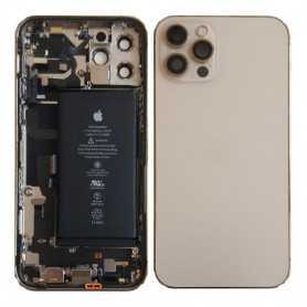 Châssis Complet iPhone 12 Pro Max Or - Batterie & Chargeur d'Origine (Grade AB) | Pour Réparations Premium