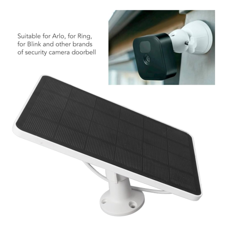 5W Solar Panel for Outdoor Surveillance USB-C - Monocrystalline