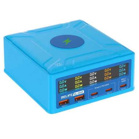 Chargeur Multiport en Nitrure de Gallium 260 W - RELIFE RL-304R