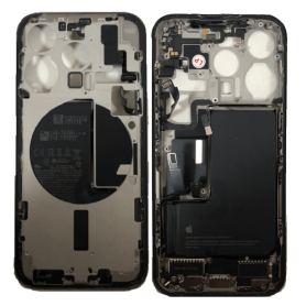 Chassis Arrière iPhone 15 Pro Max Titane Blanc avec Batterie E-SIM Grade A Acheter Demonté