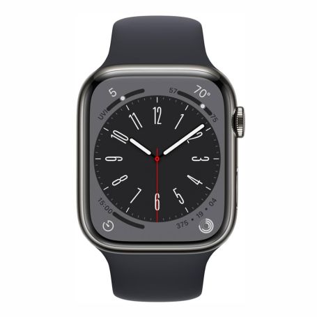 Apple Watch Series 8 45mm GPS Cellular Grade A No Bracelet/Accessories Stainless Steel
