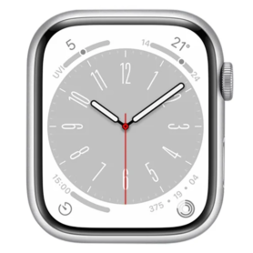 Apple Watch Series 8 GPS + Cellular 45mm Silver Aluminum Grade A - No Bracelet