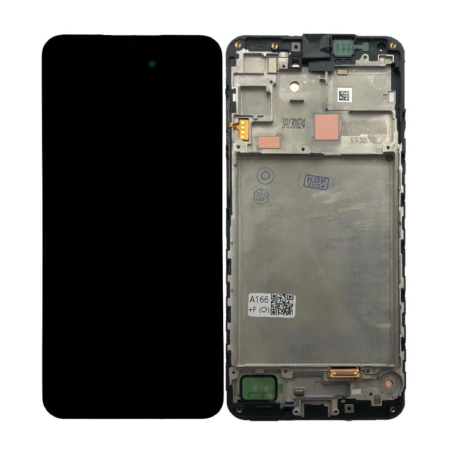 Écran Samsung Galaxy A16 4G Noir avec Châssis - Service Pack Original pour Réparation Rapide