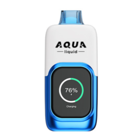 Vapoteuse Smartphone Rechargeable Type-C Aqua Liquid 20000 Puffs 20mg/ml Nicotine saveur Myrtille Framboise