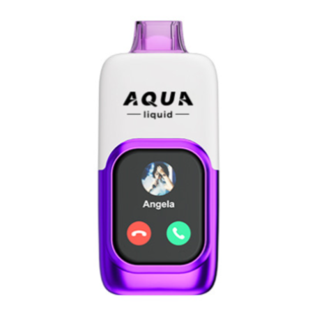 Vapoteuse Rechargeable Type-C - Aqua Liquid Cherry Berry - 20000 Puffs 20mg Nicotine