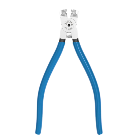 Pince à Bec Plat 90° RELIFE RL-112B - Outil Précis pour Travaux de Détail en Électronique