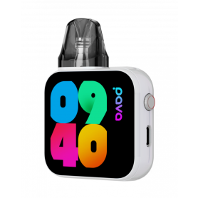 Vapoteuse Smartphone Rechargeable Type-C Pava 2ml Blanc - Design Innovant et Efficace