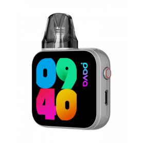 Vapoteuse Smartphone Rechargeable Type-C Pava 2ml Argent - Performance et Élégance