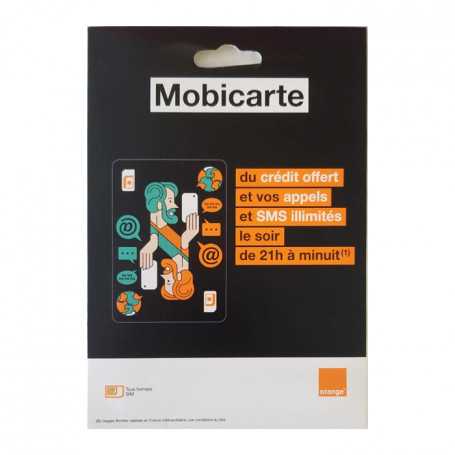 Orange Mobicarte Zen Prepaid SIM Card with 40GB of Internet Without Subscription