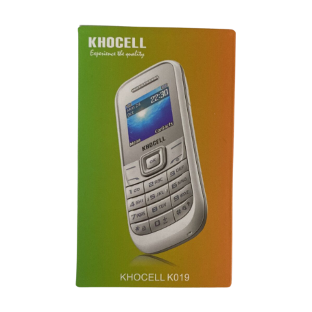 Téléphone Portable KhoCell K019 Single SIM - Blanc