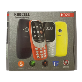 Achetez le Téléphone Portable KhoCell 020 Dual SIM Bleu - Performance et Élégance