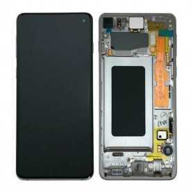 Samsung Galaxy S10 (G973) Prism Silver Screen + Frame (In-cell) - No Fingerprint