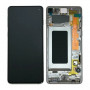 Samsung Galaxy S10 (G973) Prism Silver Screen + Frame (In-cell) - No Fingerprint