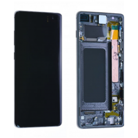 Ecran Samsung Galaxy S10 Plus (G975F) Gris + Châssis (In-cell) - Sans Empreinte Écran Samsung Galaxy S10 Plus (G975F) Noir + Châssis (Service Pack)
