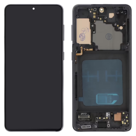 Samsung Galaxy S21 5G (G991) Black Screen + Frame (In-cell) - No Fingerprint