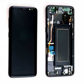 Écran complet Samsung Galaxy S8 (G950F) Noir Carbone ( LCD + Tactile + Châssis )