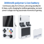Mini Console de Jeu Vidéo Portable M21 Écran IPS 3,5" 64 Go - Blanc