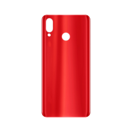 Vitre arrière Huawei nova 3 Rouge - Avec Logo + Adhesif