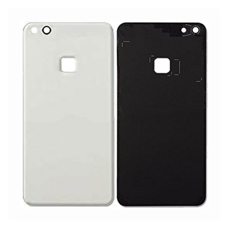 Vitre arrière Huawei P10 Lite Blanc - Avec logo + Adhésif