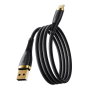Câble USB / Type-C PowerWeave PD Benks 66W - 1M - Charge rapide et durabilité renforcée - Noir