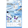Kit Chargeur 20W USB + Type-C avec Câble Type-C / Type-C REMAX Kiddy Series RP-U120 - EU - Blanc