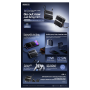 REMAX 22.5W power bank 15000mAh 3-en-1 CP-1 (EU/UK) - Black