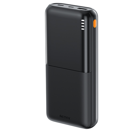 Power bank 20000mAh REMAX Lango séries II RPP-26 2.4A léger et pratique pour les voyages - Noir