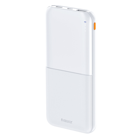 REMAX Lango II Series RPP-23 Power Bank 10000mAh – Fast Charging 2.4A – 1 USB & Type-C Port – White