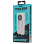 Power bank 10000mAh REMAX RPP-37 20W+22.5W avec 2 câbles de charge rapide intégrés - Blanc