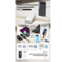 Power Bank 10000mAh REMAX Piloteer RPP-71 – Charge Rapide 20W + 22.5W – 2 Ports USB & 1 Port Type-C – Noir