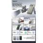 Power Bank 2-en-1 Magnétique + Câble 5000mAh REMAX Vocard Pro Series RPP-107 - Charge 20W - Ultra Fin 9mm - Bleu
