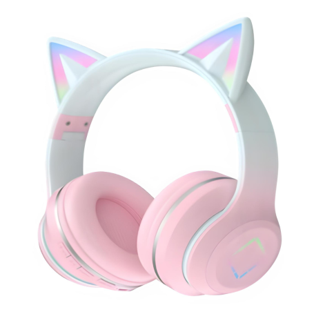 Casque Sans Fil LinQ K920 Rose - Performance Supérieure et Élégance Sonore