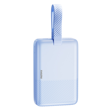 Power Bank Magnétique 10000 mAh REMAX MCP-1 – Charge Rapide PD 30W – 3 Ports + Câble Détachable – Bleu