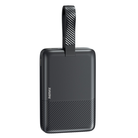 Power Bank Magnétique 10000 mAh REMAX MCP-1 – Charge Rapide PD 30W – 3 Ports + Câble Détachable – Noir