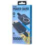 Power Bank Magnétique 10000 mAh REMAX MCP-1 – Charge Rapide PD 30W – 3 Ports + Câble Détachable – Noir
