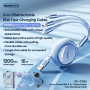 Câble 3 en 1 en alliage d'aluminium USB/ lightning/ USB-C/ Micro Charge rapide 15W REMAX Linon Series RC-C033 - 1.2M - Noir