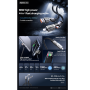 REMAX RC-C189 65W Braided 4-in-1 USB/Type-C to Lightning/Type-C Fast Charging Cable - 1M - Black