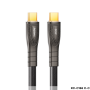 Câble Type-C / Type-C en Alliage Zinc Tressé de Charge Rapide 60W REMAX Prime Series RC-C166 - 1.2M - Noir
