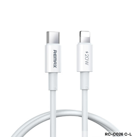 REMAX Dofon Series RC-C026 20W USB-C / Lightning Fast Charging Cable - 1M - White