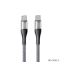Câble Type-C / Type-C Tressé de Charge Rapide 100W REMAX Intelyelec Series RC-C115 - 1.2M - Argent