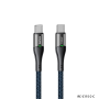 Câble Type-C / Type-C Tressé de Charge Rapide 100W REMAX Intelyelec Series RC-C115 - 1.2M - Bleu