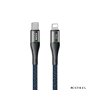 Câble Type-C / Lightning Tressé de Charge Rapide 30W REMAX Intelyelec Series RC-C116 - 1.2M - Bleu