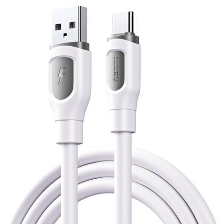 Câble USB / USB-C Charge Rapide 2.4A 5W REMAX Série Ruinay RC-C113 - 1M - Blanc