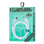 REMAX Chelectricy RC-C010 Series 30W Braided Fast Charging Type-C / Type-C Cable - 1M - White