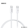 REMAX Chelectricy RC-C010 Series 30W Braided Fast Charging Type-C / Type-C Cable - 1M - White
