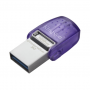 Clé USB Kingston DataTraveler microDuo 3C 256 Go - USB & USB-C - Violet - Performance et Portabilité