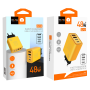 Adaptateur Secteur EU 2 Ports USB + 2 Type-C 48W Jaune - C212 (WUW)