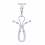 Câble Lanière 2-en-1 Type-C / Lightning Power Delivery 27W Ajustable avec Lanière Devia Extreme Speed Series (1.6M) - Violet