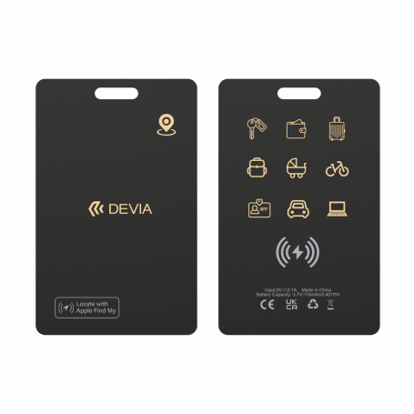 Devia Lite Tag Object Locator - 1.5mm Card Format - Apple Find My Compatible