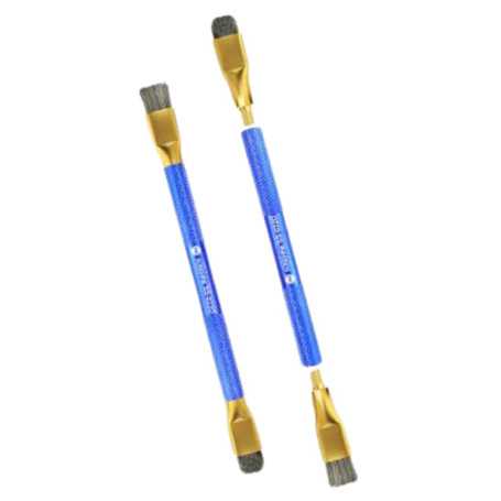 Brosse antistatique SUNSHINE SS-022 avec manche en métal - Idéale pour un nettoyage sans électricité statique